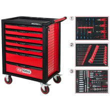 KS TOOLS Racingline 215 Tools Toolbox Wheels