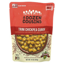 A Dozen Cousins, Карри из нута (Trini), мягкий вкус, 283 г (10 унций)