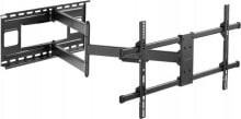 Brackets and racks for televisions and audio equipment