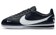 Nike Cortez Premium 阿甘 舒适 经典休闲 防滑 低帮 跑步鞋 男款 黑白 / Кроссовки Nike Cortez Premium 807480-004