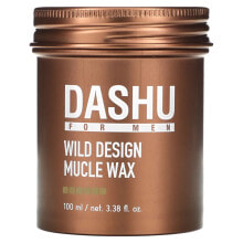 For Men, Wild Design Muscle Wax, 3.38 fl oz (100 ml)