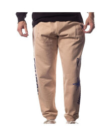 The Wild Collective men's and Women's Cream Dallas Cowboys Heavy Block Graphic Jogger Pants