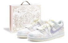 【定制球鞋】 Nike Dunk Low 初一文化 夏日芭蕾 腰果花 特殊礼盒 清新干净 低帮 板鞋 GS 粉紫 / Кроссовки Nike Dunk Low FJ7707-131