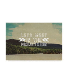 Trademark Global vintage Skies 'Lets Meet In The Mountains' Canvas Art - 47