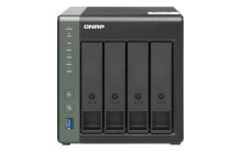 Сетевые накопители QNAP TS-431KX-2G сервер хранения / NAS сервер Alpine AL-214 Подключение Ethernet Tower Черный