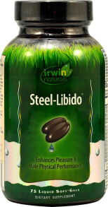 Витамины и БАДы для мужчин Irwin Naturals Steel-Libido Пищевая добавка для повышения либидо у мужчин 75 капсул