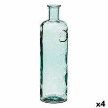 бутылка Stamp Декор 14 x 44 x 13 cm Прозрачный (4 штук)