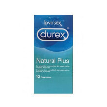 DUREX Natural Plus Condoms 12 Units