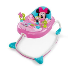 Ходунки детские ходунки Disney розовый с принтом Minnie
