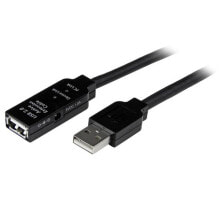 StarTech.com USB2AAEXT15M USB кабель 15 m 2.0 USB A Черный