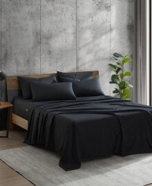Kenneth Cole New York solution Solid Microfiber 4 Piece Sheet Set, Twin