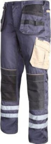 Различные средства индивидуальной защиты для строительства и ремонта lahti Pro Pants Gray, Black and Beige with 3XL Reflective Stripes (L4050706)