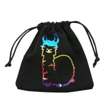 Q WORKSHOP Fabulous Llama Dice Bag Rainbow Board Game