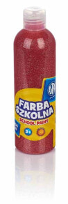 Купить краски для рисования для детей ASTRA: Astra Farba szkolna 250 ml brokatowa czerwona (301217043)