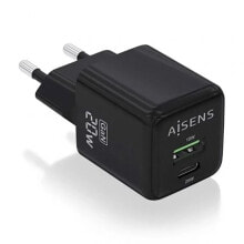 AISENS ASCH-20W2P011-BK USB-A And USB-C Wall Charger