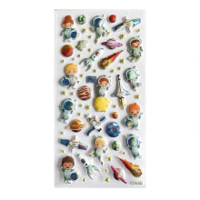 GLOBAL GIFT Tweeny Foamy Astronauts Holografico Stickers