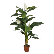 Decorative Plant Bamboo Polyethylene Iron Cement 45 x 45 x 130 cm