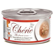 CHERIE Tuna with shrimp mix ingravy wet cat food 80g