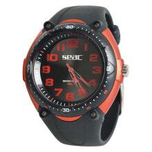 Мужские наручные часы с ремешком Мужские наручные часы с черным силиконовым ремешком SEACSUB Mover Watch
