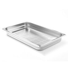 Посуда и емкости для хранения продуктов gN container perforated stainless steel GN1 / 1 530x325mm height 200mm - Hendi 802205