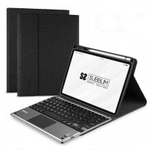 Клавиатуры чехол для планшета с клавиатурой Subblim Funda con Teclado Retroiluminado KEYTAB Pro BL BT Touchpad Ipad Pro 11 2020 Black iPad