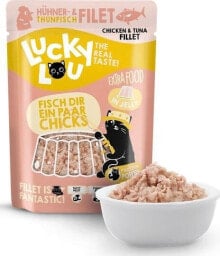 Lucky Lou Lucky Lou Extrafood Tuńczyk i kurczak w galaretce saszetka 70g