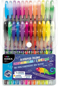 Derform Długopisy żelowe 24 kolory KIDEA