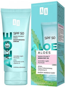 Купить увлажнение и питание кожи лица AA: Feuchtigkeitsspendende Aloe-Gesichtscreme SPF 50