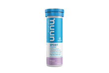 Витаминно-минеральные комплексы Nuun Hydration Sport Single Tube Tube Grape  Шипучие увлажняющие таблетки с кофеином 10  шт
