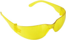 Dedra polycarbonate safety glasses yellow (BH1054)