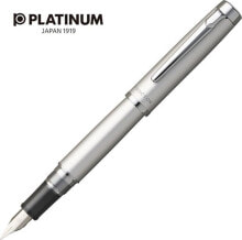 Platinum Pióro wieczne PLATINUM Proycon Luster Satin Silver, M, srebrne