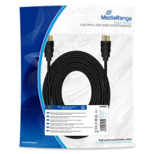 Компьютерные разъемы и переходники MediaRange MRCS212 HDMI кабель 10 m HDMI Тип A (Стандарт) Черный