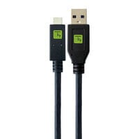 Techly ICOC MUSB312-CMAM10T USB кабель 1 m USB 3.2 Gen 1 (3.1 Gen 1) USB A USB C Черный