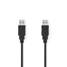 Nedis CCGP60000BK20 USB кабель 2 m 2.0 USB A Черный