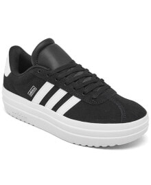 adidas big Girls' VL Court Bold Platform Casual Sneakers from Finish Line