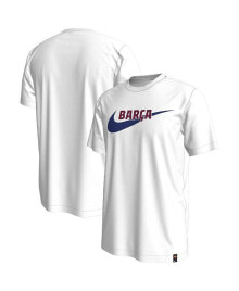 Nike men's White Barcelona Swoosh T-shirt