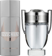 Paco Rabanne Invictus Eau De Toilette - Duftset (Eau de Toilette 100ml + Deodorant 150ml)