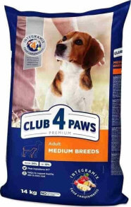 Купить сухие корма для собак Club 4 Paws: Club 4 Paws Karma dla psa Medium 14kg