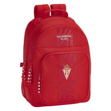 Детские школьные рюкзаки и ранцы для мальчиков школьный рюкзак для мальчиков Real Sporting de Gijon красный цвет, 15 л