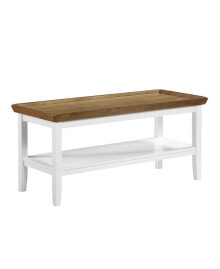 Convenience Concepts ledgewood Coffee Table with Shelf