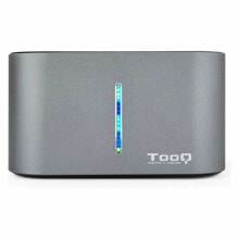 Корпуса и док-станции для внешних жестких дисков и SSD док-станция Двойной TooQ TQDS-805G 2,5"-3,5" жесткий диск/SSD SATA USB 3.0 Серый