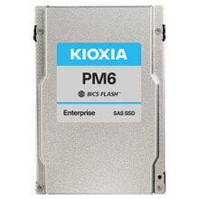 Внутренние жесткие диски (HDD) kioxia PM6-R 2.5" 960 GB SAS BiCS FLASH TLC KPM61RUG960G
