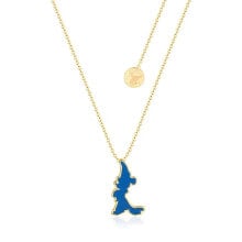 DISNEY Fantasia Mickey Enamel Silhouette Necklace