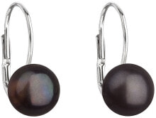 Женские ювелирные серьги silver earrings with natural pearls Pavona 21044.3