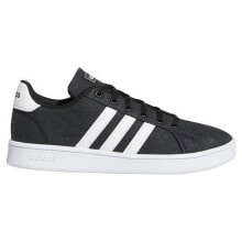 Sports Shoes for Kids Adidas Grand Court Black Unisex