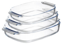 Dishes and molds for baking and baking