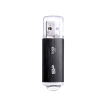 Silicon Power Blaze B02 USB флеш накопитель 16 GB USB тип-A 3.2 Gen 1 (3.1 Gen 1) Черный SP016GBUF3B02V1K