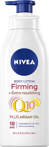 Körperlotion - Nivea Q10 Firming + Extra Nourishing Plus Argan Oil Body Lotion