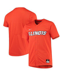 Nike men's Orange Illinois Fighting Illini Replica Baseball Jersey