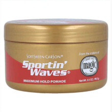 Воск и паста для укладки волос для мужчин Soft & Sheen Carson Sportin'Waves Помада для волос максимальной фиксации 99.2 г